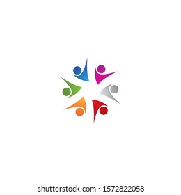 community logo template vector icon design