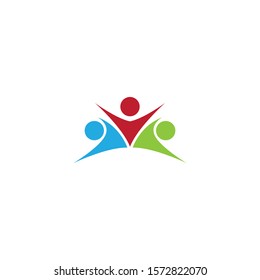 community logo template vector icon design