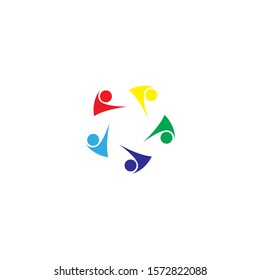community logo template vector icon design