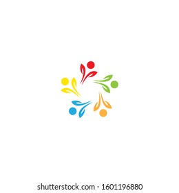 community logo template vector icon design