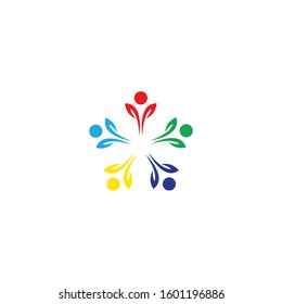 community logo template vector icon design