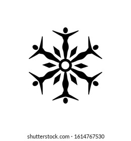 community logo template vector icon design,Team Work Logo Design. Social Network Family Friends icon design. Vector illustration