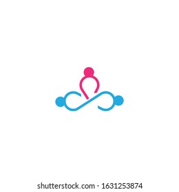 community logo template vector icon design