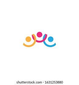 community logo template vector icon design