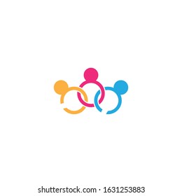 community logo template vector icon design