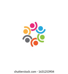 community logo template vector icon design