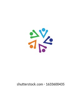 community logo template vector icon design