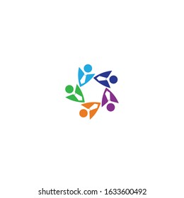 community logo template vector icon design