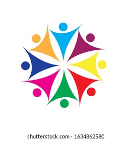 community logo template vector icon design