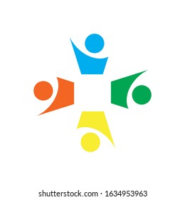 community logo template vector icon design