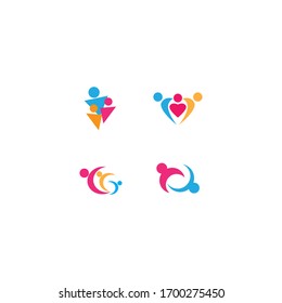community logo template vector icon design