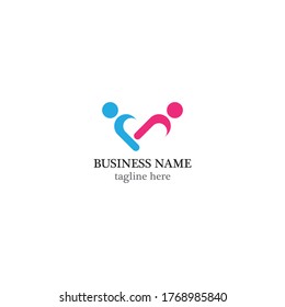 community logo template vector icon design