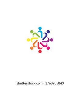 community logo template vector icon design