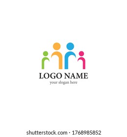 community logo template vector icon design