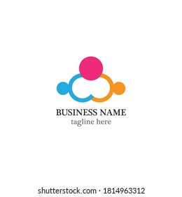 community logo template vector icon design