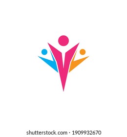 community logo template vector icon design