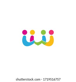 Vektorsymbol der Vorlage für Gemeinschaftslogo