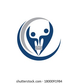 Community logo template vector symbol nature. Vector logo social