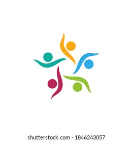 Vektorsymbol der Vorlage für Gemeinschaftslogo
