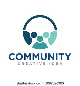 Community logo vector