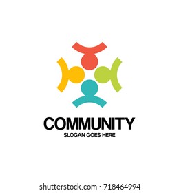 community logo vector art