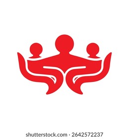 Arte, ícones e gráficos vetoriais do logotipo comunitário