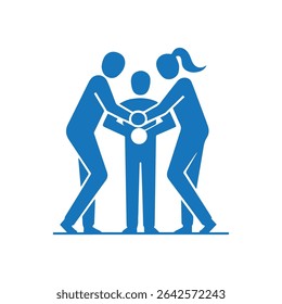 Arte vectorial, iconos y gráficos del logotipo de la comunidad