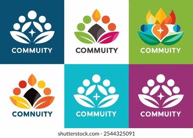 Community Logo Vector Art Illustration Collection
