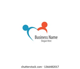 Community logo vector icon