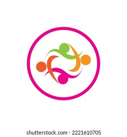 Community logo vector icon design template