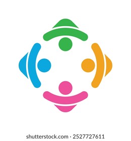 Community Logo Vector Icon Template Illustration