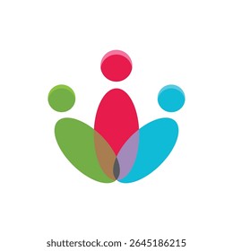 Community Logo Vector Icon Template Illustration