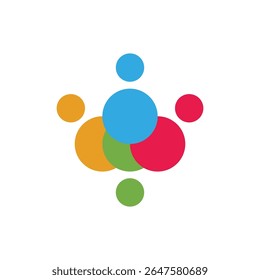 Community Logo Vector Icon Template Illustration
