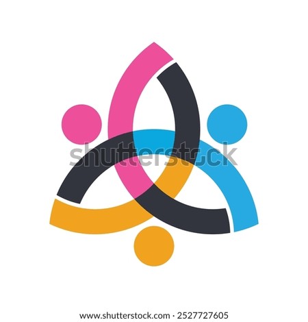 Community Logo Vector Icon Template Illustration