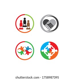community logo vector illustration design template