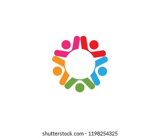 Community logo vector people 