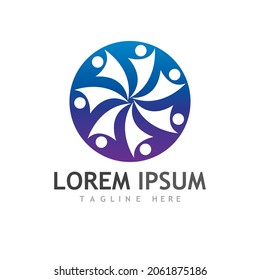 community logo vector and symbol design