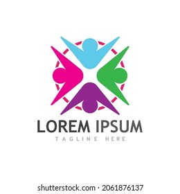 community logo vector and symbol design