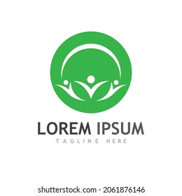 diseño de símbolos y vectores de logotipo comunitario