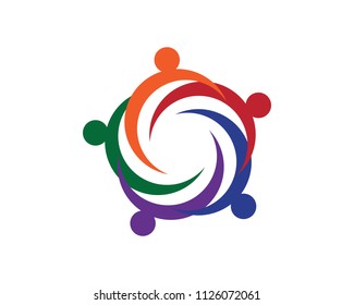 community logo vector template illustration