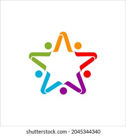 community logo vector template sign
