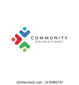 Community logos, community networks, and people check. Logos for teams or groups, kindergartens, and companies.