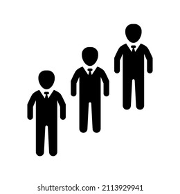 Icono del gestor de la comunidad.teamwork (ilustración vectorial)