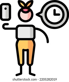 ilustración de material de elemento de diseño aislado de community manager. Vector de fondo blanco