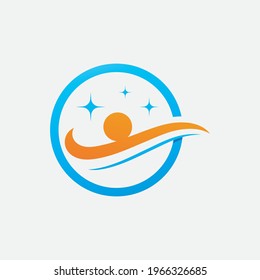 Community  network and social  Health Logo  icon design template