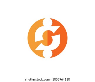 Community, network and social icon design template.