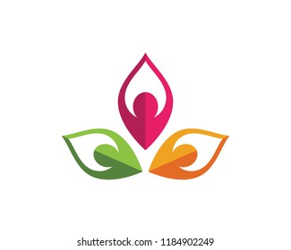 Community, network and social icon design template