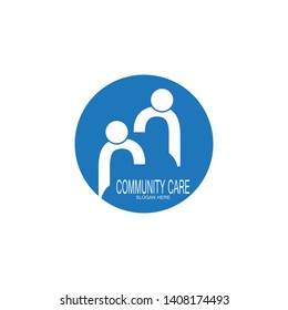 Community, network and social icon design template