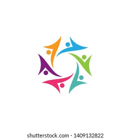 Community, network and social icon design