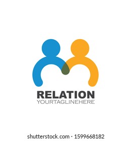 Community, network and social icon design template